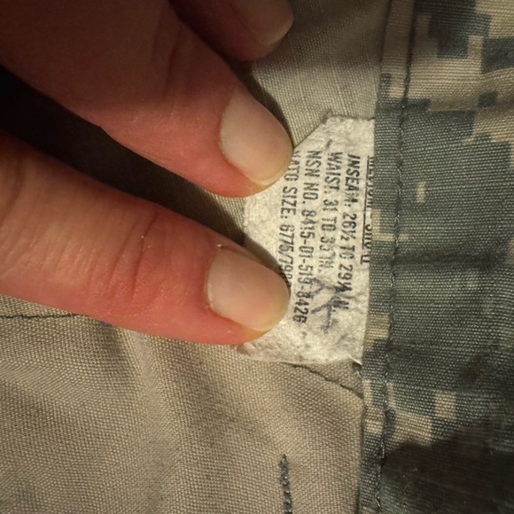 Digital Camo Men's Cargo Pants - Picture 3 of 6